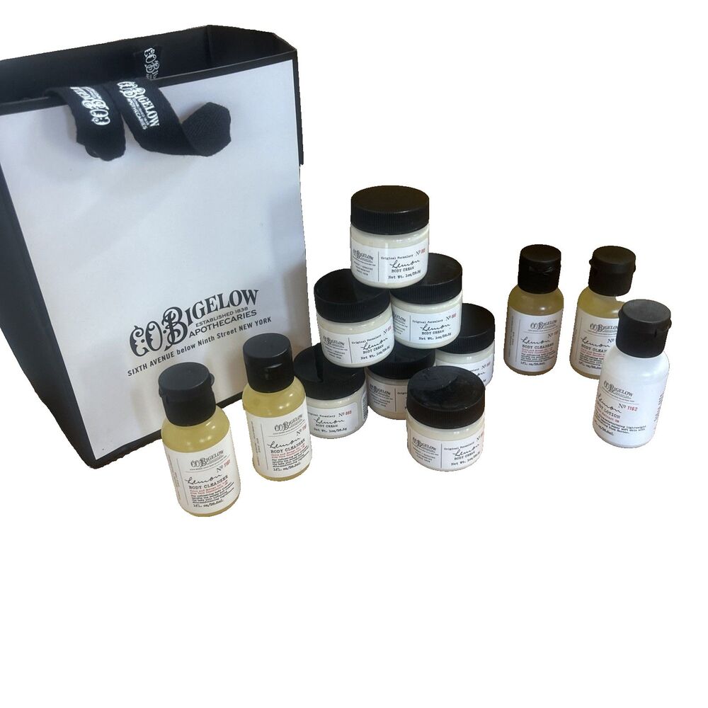 C.O. Bigelow Travel Size Sampler 1 oz 12 pc LOT Lotion, Body Cleanser & Cream - Picture 2 of 12